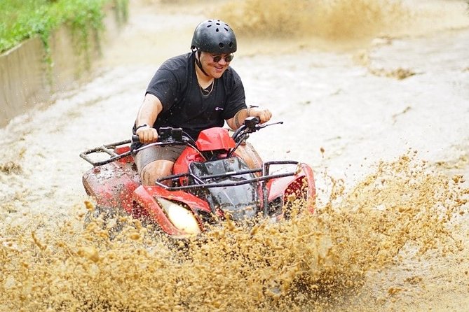 Bali ATV Quad Bike and Snorkeling at Blue Lagoon Tanjung Jepun Combination Tour - Blue Lagoon Beach: first snorkeling stop, gear provided