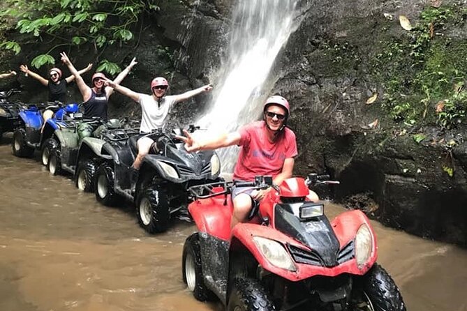Bali ATV Quad Bike Through Tunnel, Waterfall, White Water Rafting - Lunch, showers, and the mud reset before the ATV