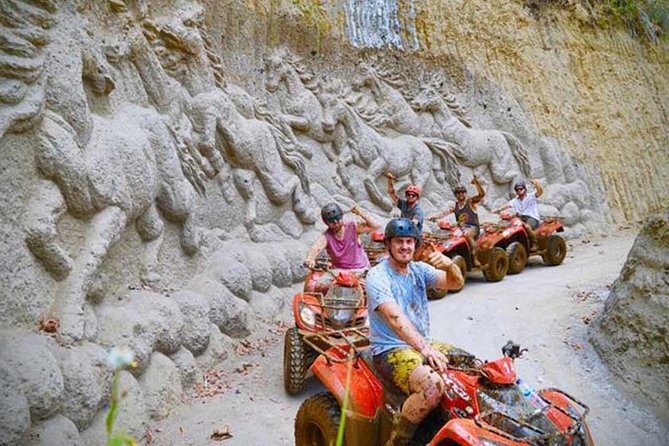 Bali ATV Quad Bike With Blue Lagoon Snorkeling - Your ATV ride: training, helmet and boots, then the waterfall and tunnel track