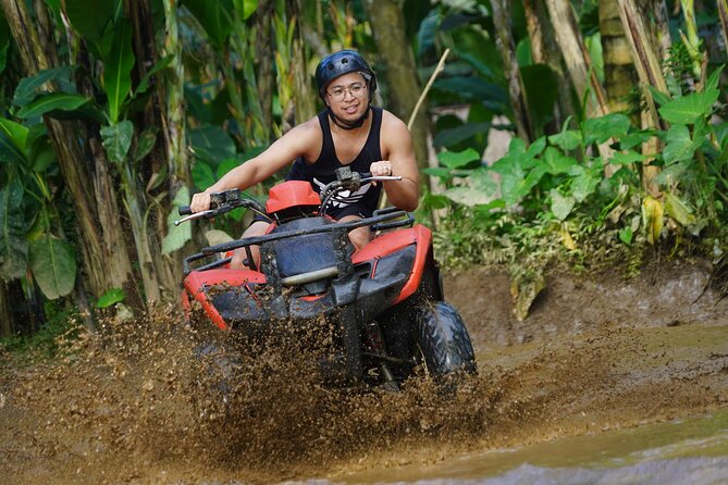 Bali ATV Quad Bike with Monkey Forest and Tegenungan Waterfall - Stop 1: ATV Quad Bike atv Bali quad, mud, rice fields, and guidance