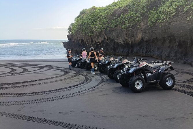 Bali ATV Ride In the beach sunset atv tour - Riding up the coast toward the Ubud area for ocean views