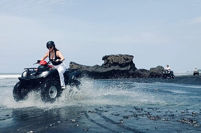 Bali ATV Ride On the Beach, Rice Field and Village Tour 2 Hour - Rice Fields With Sea Views: A Calm Pause Before the Speed