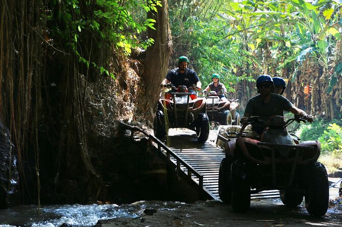 Bali ATV Ride Ubud Waterfall, Ricefield,River,Barong Cave, Lunch - Your route: villages, mud, rice fields, rivers, and waterfall