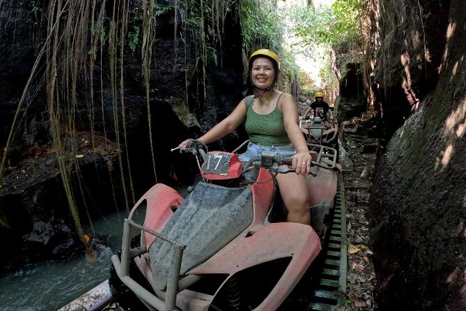 Bali ATV Ride Ubud Waterfall, Ricefield,River,Barong Cave, Lunch - Timing: 1.5 hours of riding, plus the rest of the day flow