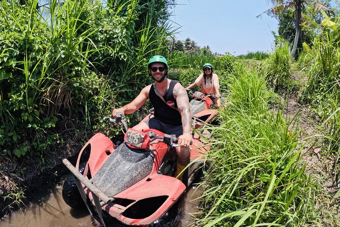 Bali ATV Ride Ubud Waterfall, Ricefield,River,Barong Cave, Lunch - Price and value: $24.35 with more included than you expect