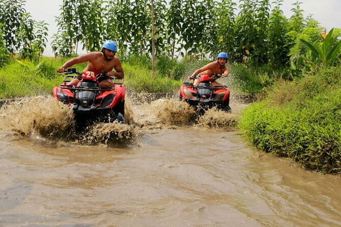 Bali ATV Ride Ubud Waterfall,RiceField,River,Kingkong-Temple cave - ATV in Singapadu: why this circuit feels different from basic Ubud rides