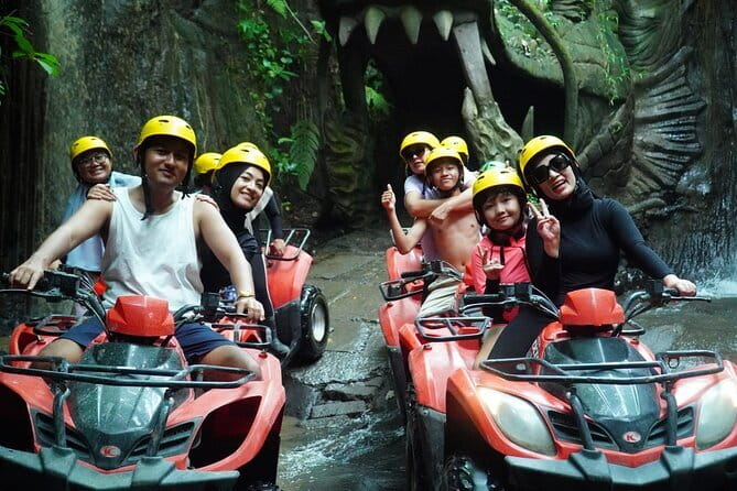 Bali ATV Ride with Waterfall Dragon Cave and Lunch by Penidago - Riding route: jungle tracks, rice fields, river sections, and wet mud