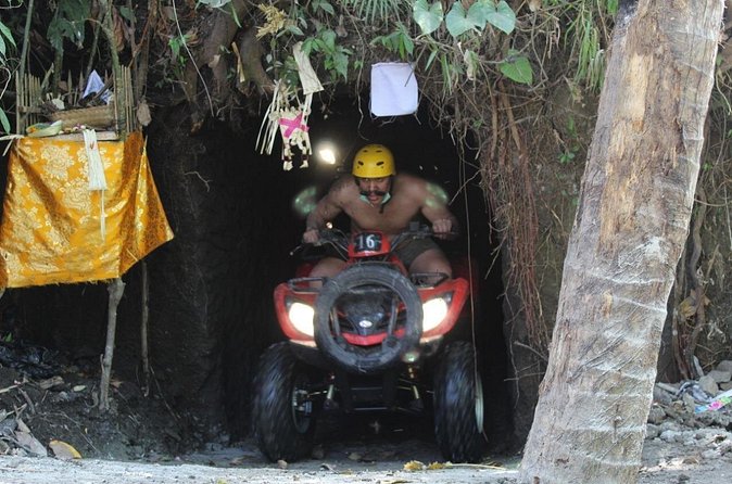 Bali Atv Riding through Cave and Waterfall - What the Tour Rhythm Feels Like (Timing and Group Style)