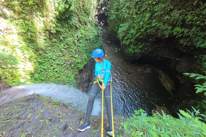 Bali Canyoning Trip – Explore Hidden Waterfalls & Gorges - Final Slides and Zip Line Into the Canyon
