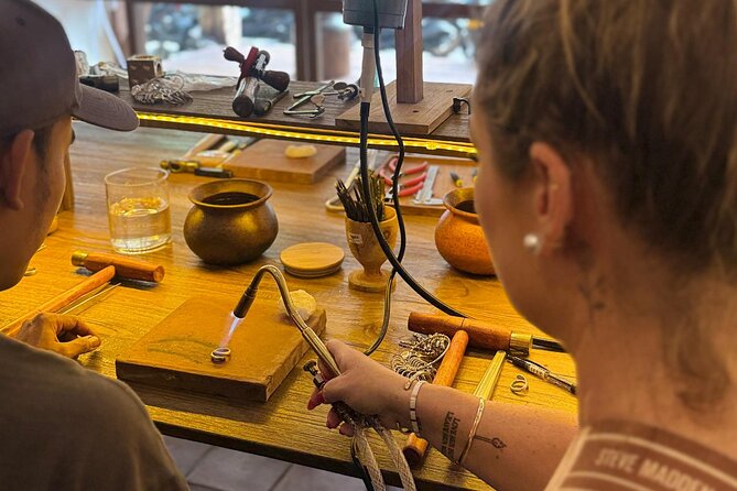Bali Kuta Silver Jewelry Making Class & Take home your Creation - How the 2-hour workshop runs, step by step