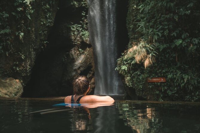 Bali Lempuyang Photography Tour -All Inclusive & Private - Tukad Cepung Waterfall: the rock formation helps frame the shot