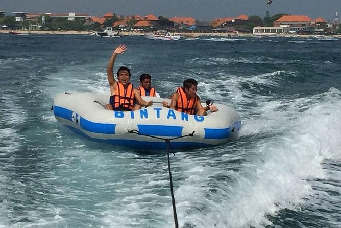 Bali Parasailing Adventure,Banana Boat,Jet Ski and Donut Boat with Transfers - Food, water, and what to pack for a hot half-day