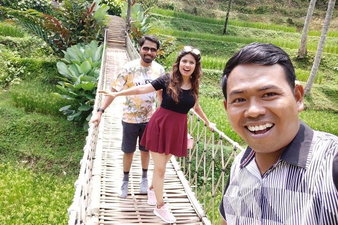 Bali Private 3 Days Tour Package Highlight - Day 1: Tohpati, Celuk, Batuan, Tegalalang swing, Kintamani, Tegenungan