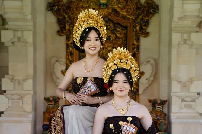 Bali Professional Photoshoot in Traditional Dress Outfit - Traditional Dress in a Studio Setting, Not a Photo Factory