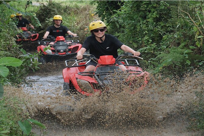 Bali Quad ATV and Rafting Private Adventure - Quad ATV Riding Through Rice Fields and Village Tracks