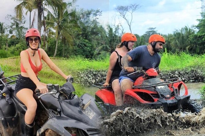 Bali Quad Bike Adventure - Monkey Forest- and Waterfall - Two hours on the quad bike, rice fields, jungle, rivers, and villages