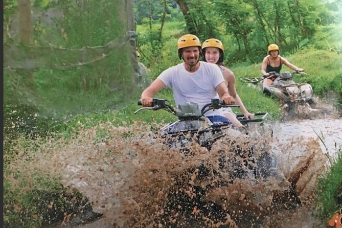 Bali Quad Bike Adventure - Monkey Forest- and Waterfall - Hotel pickup to ATV check-in, then shower and buffet lunch