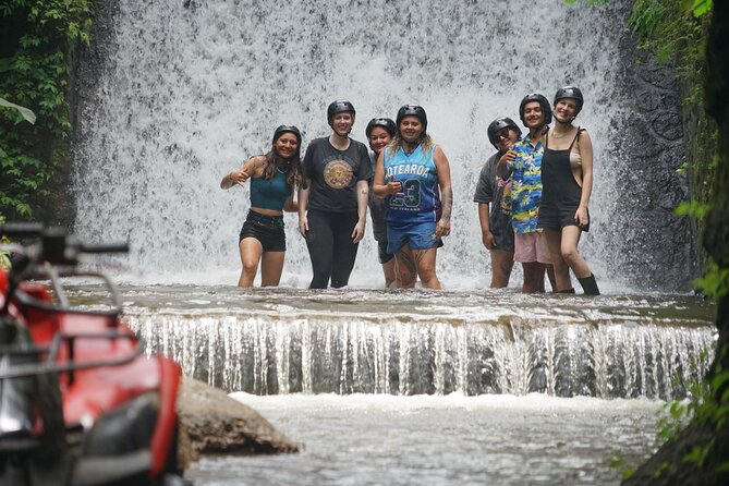 Bali Quad Bike Through Gorilla Cave - Monkey Forest and Waterfall - The Cave Stop and Gorilla-Face Detail