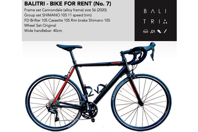 Bali road bike hire / rent - Delivery, Pickup, and Setup at Your Ubud Base