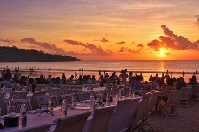 Bali Romantic Seafood Dinner under sunset jimbaran Beach - Your beach table: what the setting feels like