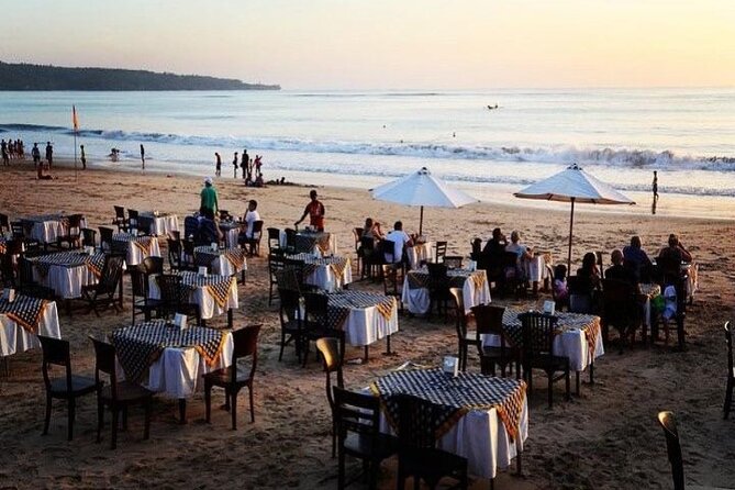 Bali Romantic Seafood Dinner under sunset jimbaran Beach - How long you’ll be out there