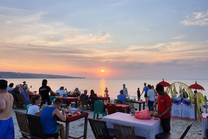 Bali Spa Tour, Beaches, Uluwatu Temple Sunset & Jimbaran Bay Dinner - Tanjung Benoa Beach and the 15-minute banana boat ride