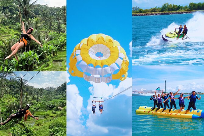 Bali: Zipline + Watersport Trio (Jetski, Parasailing, BananaBoat) - Key things to know before you go