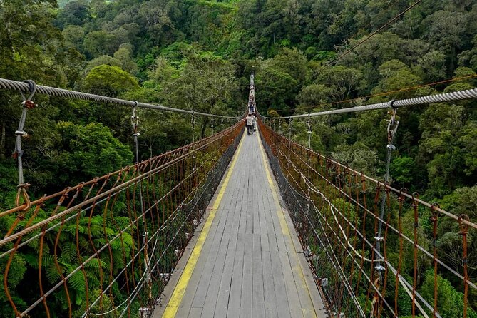Bandung Crater Adventure Hotspring and Mud Bath - Stop 2: Rengganis Crater with the cable car, suspension bridge, and full-body soaking