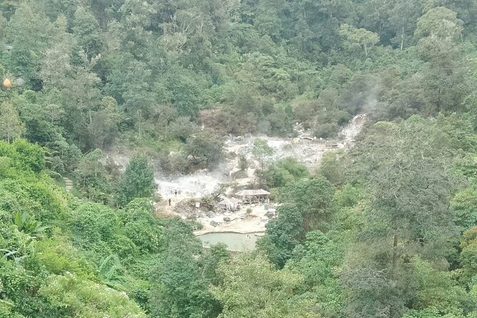 Bandung Tour All In, White Crater, Volcano Mountain, Hot Spring - Rengganis Crater: boiled-water sounds, sulfur care, and hot spring water