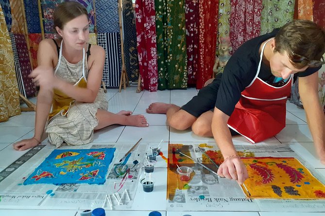 Batik Master Class with Full Process - What you take home, and how to handle it when it is still drying