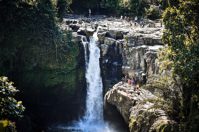 Best of Bali : Bali Temples , Rice Terrace and Waterfall Tour - Tegenungan Waterfall: photos, possible swim time, and the stairs warning