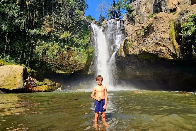 Best of Ubud Waterfalls, Tegalalang Rice Terrace & Jungle Swing - Stop 1: Tegenungan Waterfall, Big Drop and Easy Access