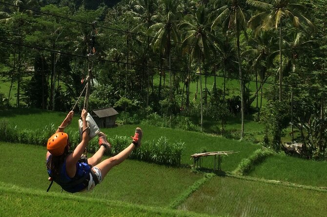 BMW Bali Rafting + Flying Fox at Telaga Waja River (LESS STAIRS) - Telaga Waja class 3-4 rafting with a flying-fox launch