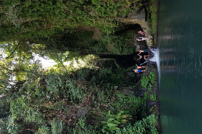Cliff Jumping and Sliding at Aling Aling Waterfall - The morning hike: Cengana rice fields and local fruit from a family home