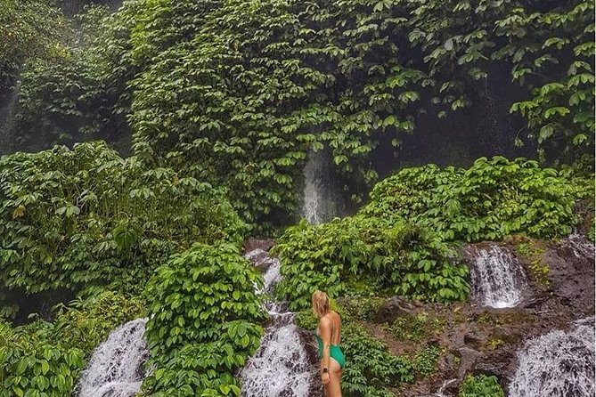 Day Trip Waterfall (Benang Kelambu, Benang Stokel, Sesere) - Morning pickup and the ride through rice fields and coconut palms