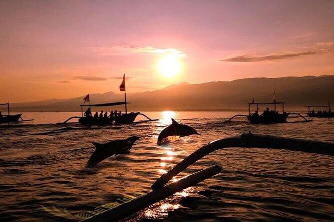 Dolphin Watching Tour, Swimming with Dolphins and Snorkeling - Lovina sunrise and why this dolphin tour starts before daybreak