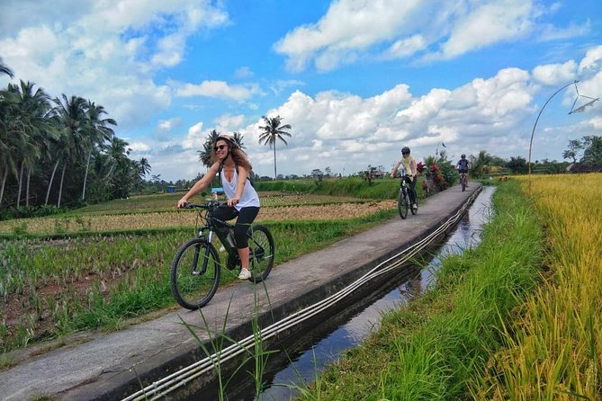 Explore Ubud with Electric Bike - Starting at 7:30 am: pickup, ticket, and safety first
