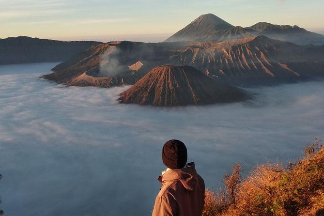 From Surabaya / Malang : Mt Bromo Sunrise - Ijen Blue Fire 2D1N - The Bromo Sunrise Plan, Jeep Views, and Temple Stops