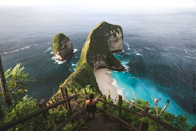 Full Day Nusa Penida Island Beach Tour From Bali - Stop 3: Paluang Cliff and Kelingking, viewpoint first, trek option later