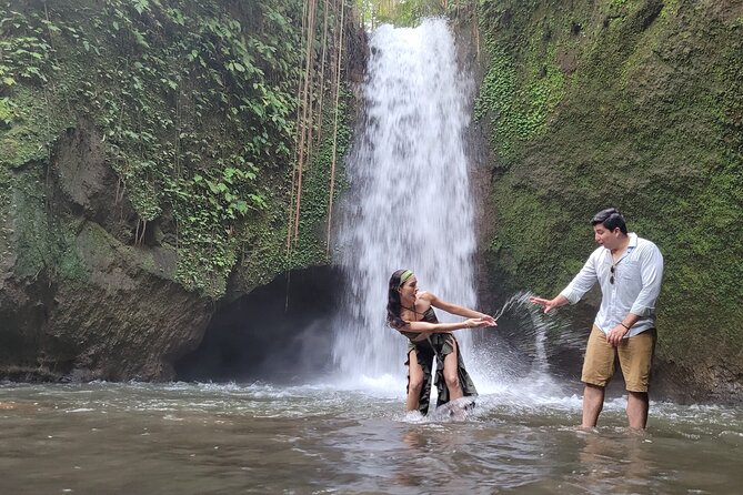Half Day Tour Ubud Rice Terrace with Activities and Waterfall - Ulu Petanu Waterfall: A Calm Forest Walk and a Place to Cool Off