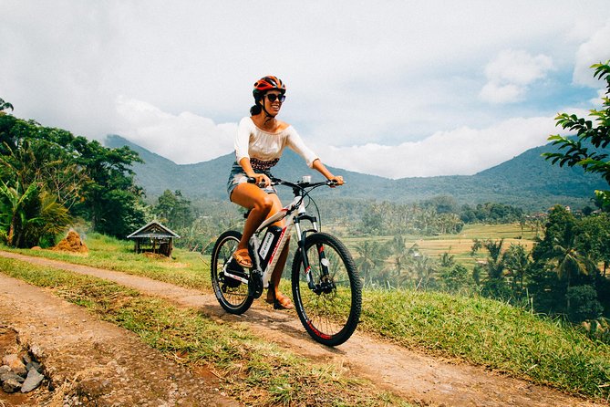 Jatiluwih full day e-bike cycling with lunch & trekking program - Cycling through bamboo, jungle, villages, and the UNESCO heart of Jatiluwih
