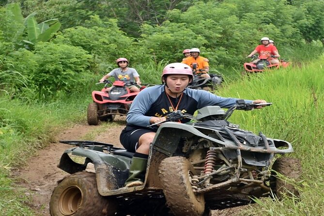 Kuber Bali ATV through Tunnel and Waterfall - Safety Gear and Full Insurance, the Stuff You Actually Need