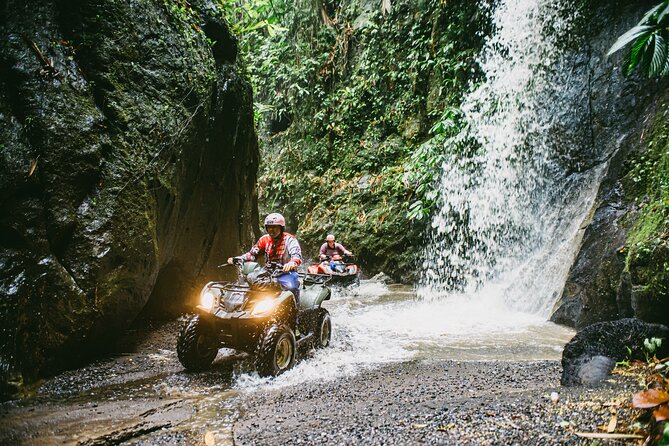 Kuber Bali ATV Through Waterfall & Long Tunnel - The 90 Minutes Route: Rice Fields, Waterfall, and a 700m Cave