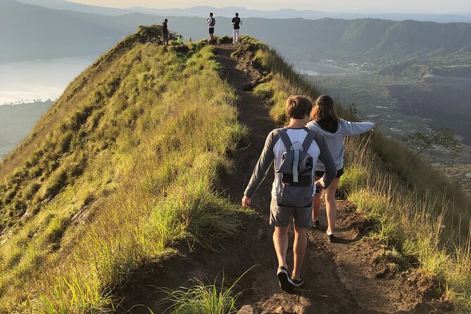 Mount Batur Sunrise Hike - Going back down: when the walking stick earns its keep