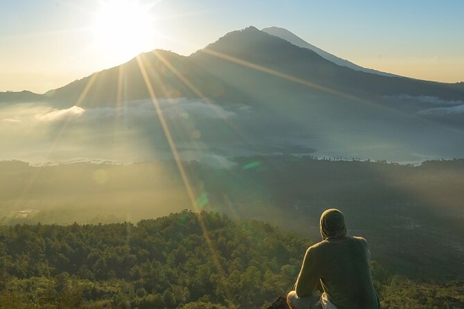 Sunrise from the rim of Mount Batur, Bali