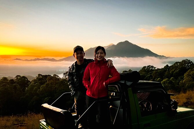 Mount Batur Sunrise Jeep Expedition - The sunrise point at 6:00 AM, where photos become easy