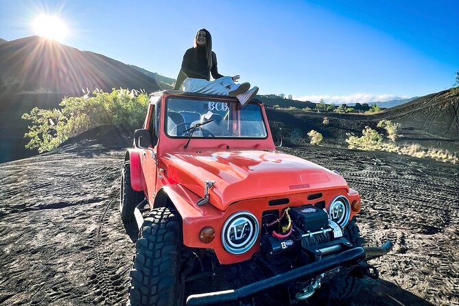 Mount Batur Sunrise Jeep Expedition - Jeep time at 7:00 AM, rolling through black lava fields