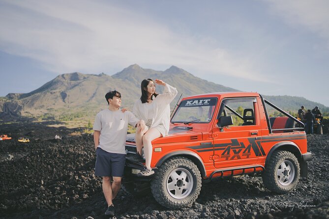 Mount Batur Sunrise Jeep With Black Lava - After sunrise: the ride into the black lava fields