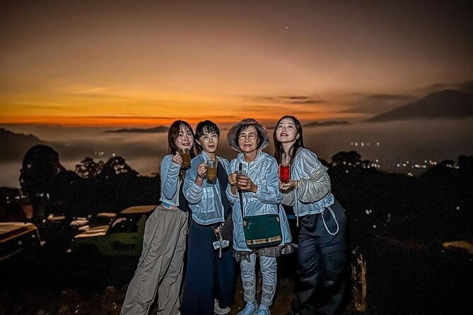 Mount Batur Sunrise Jeep With Hot Springs Tour - Stop 1: Mount Batur sunrise viewing, crater views, and hot breakfast