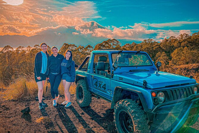 Mount Batur Sunrise Jeep With Kintamani Cafe Private Tour - Stop 1: Mount Batur Sunrise, Jeep Ride, and a Breakfast With Real Views